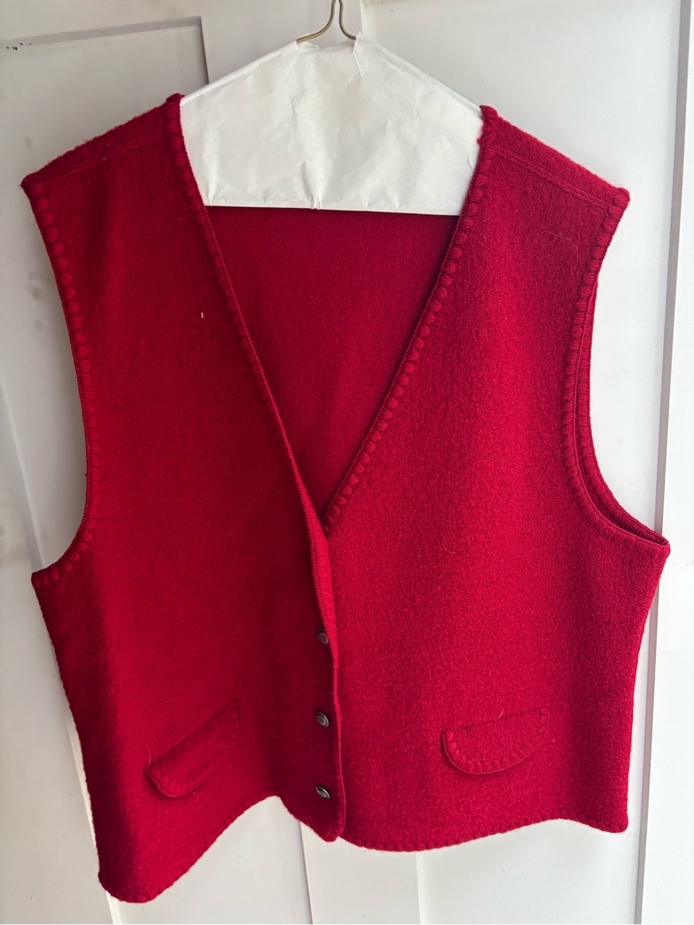 Lands’ End 100% Wool Vest